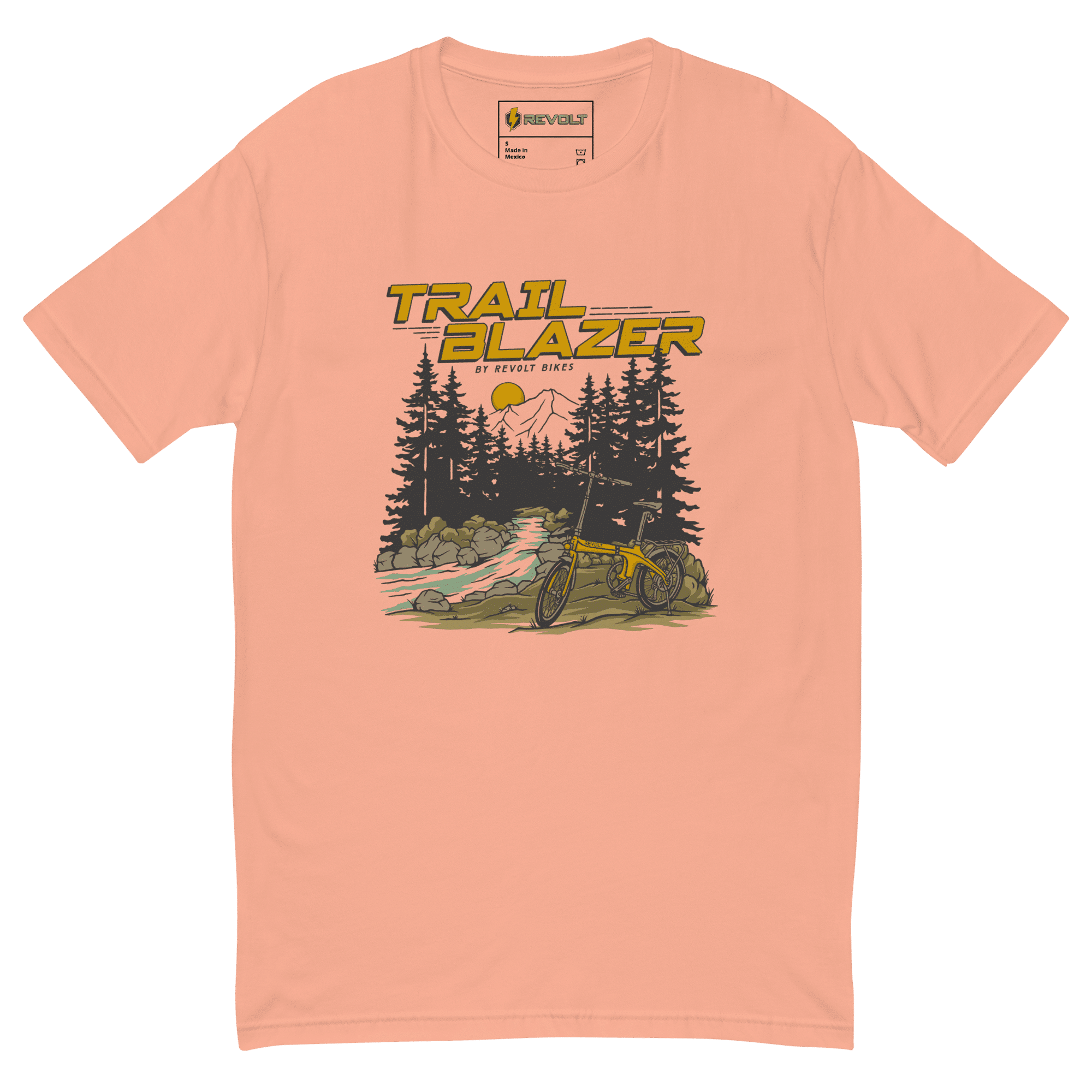 Trailblazer T-Shirt Desert Pink – By Revolt Bikes