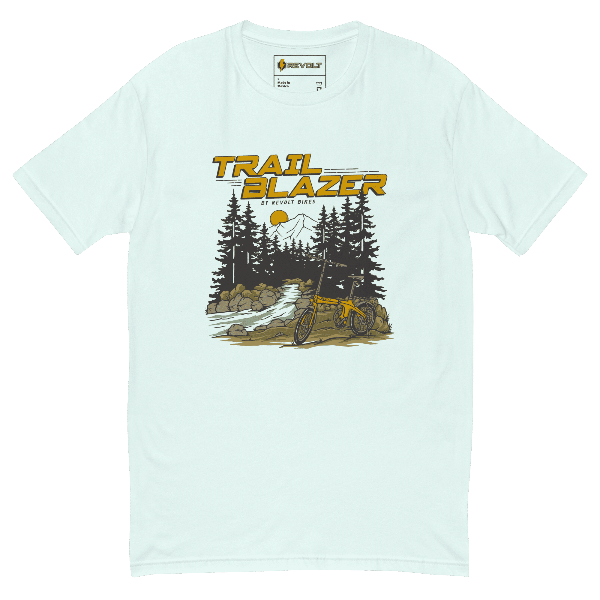 Trailblazer T-Shirt White – By Revolt Bikes
