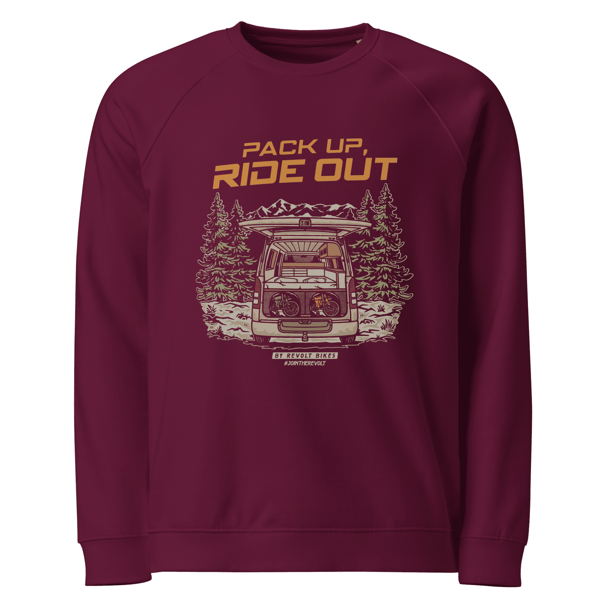 Pack Up, Ride Out Sweater Bordeaux – By Revolt Bikes