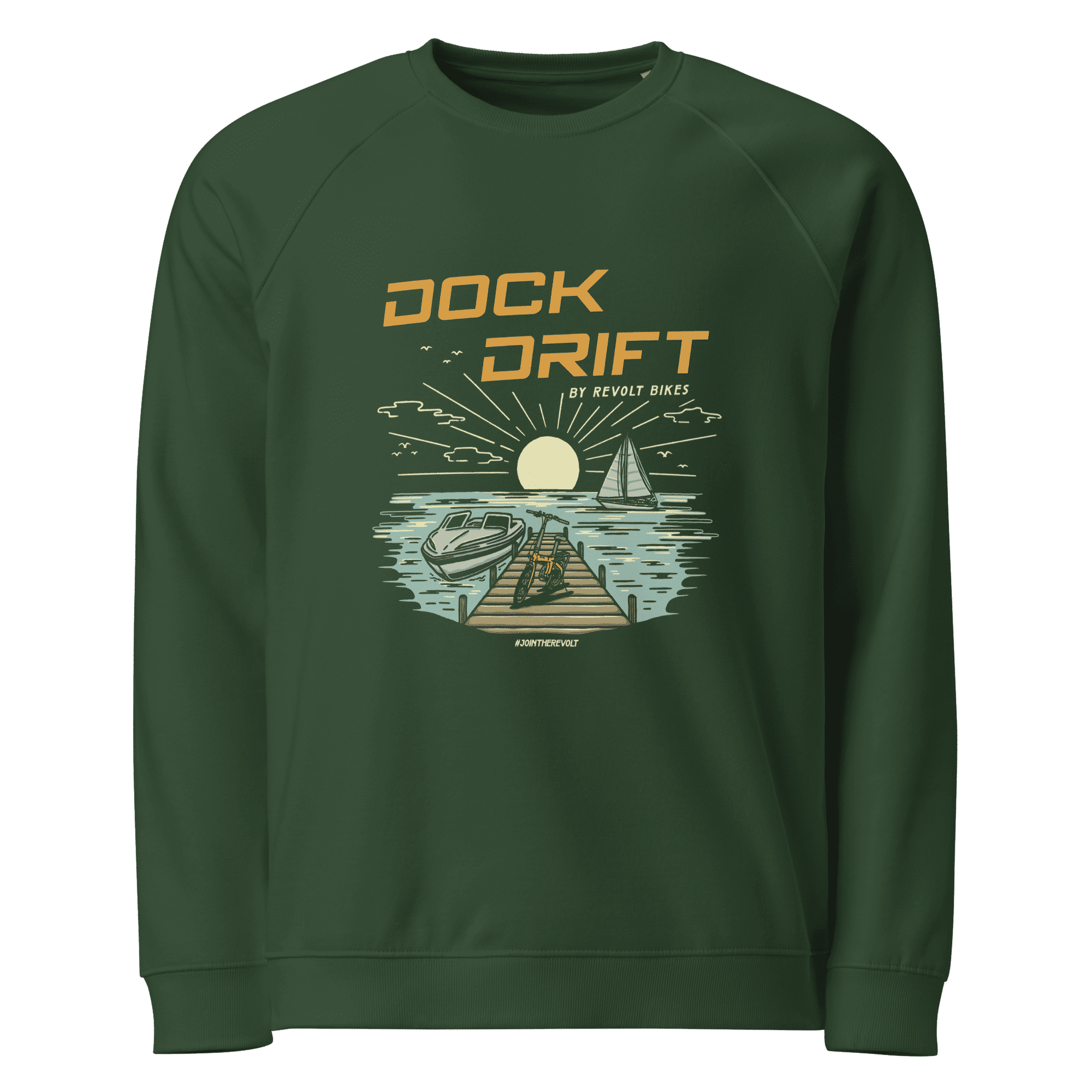 Dock Drift Eco Sweater Groen - By Revolt Bikes