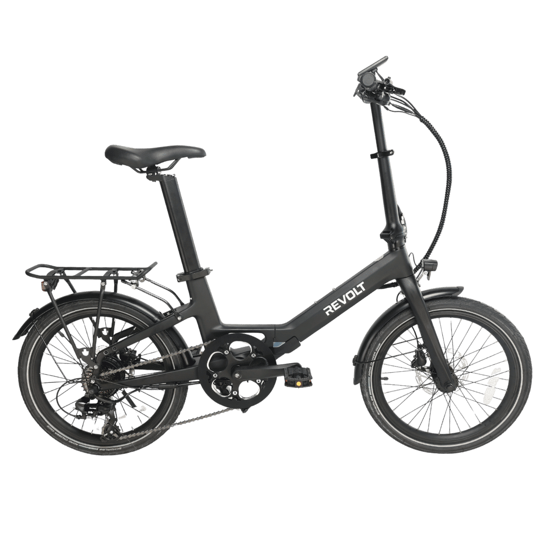 Revolt Carbon Fiber Pro V5, Matt Black, Chain Drive, 7 Gears, Low Entry Step In Frame