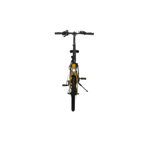 Revolt Aluminium Alloy Pro Folding E-Bike Yellow Ochre GIF