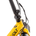 Revolt Aluminium Alloy Yellow Ochre Detail Aluminum Foldable Electric Bikes Netherlands