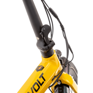 Revolt Aluminium Alloy Yellow Ochre Detail Aluminum Foldable Electric Bikes Netherlands