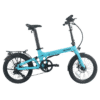 Revolt Bikes Carbon Fiber E-Bike, Azure Blue, Chain Drive, Rear Suspension, 7 Gears