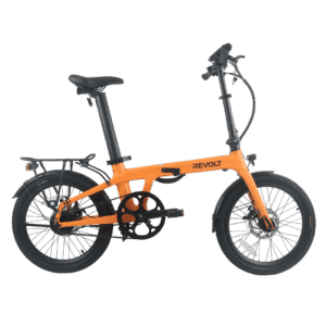 Revolt Bikes Carbon Fiber E-Bike, Pale Orange, Belt Drive