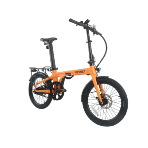 Revolt Bikes Carbon Fiber E-Bike, Pale Orange, Belt Drive