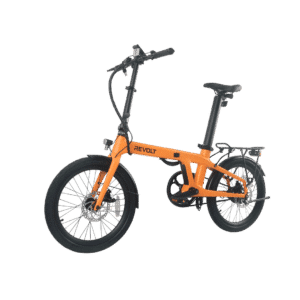 Revolt Bikes Carbon Fiber E-Bike, Pale Orange, Belt Drive