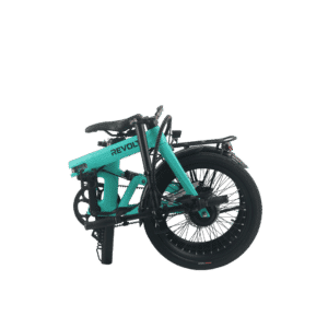 Revolt Bikes Carbon Fiber E-Bike, Mint Green, Belt Drive, Rear Suspension, Nexus 3 Gears