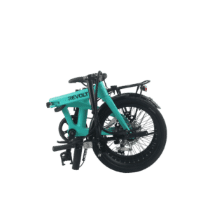 Revolt Bikes Carbon Fiber E-Bike, Mint Green, Chain Drive, 7 Gears