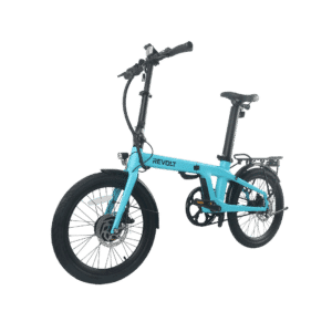Revolt Bikes Carbon Fiber E-Bike, Azure Blue, Belt Drive, Nexus 3 Gears