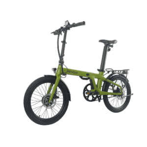 Revolt Bikes Carbon Fiber E-Bike, Olive Green, Belt Drive, Nexus 3 Gears