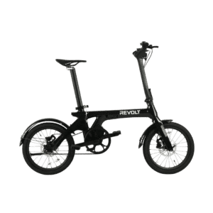 Revolt Bikes Carbon Fiber Pro V3 E-Bike, Black, Mid Motor, Belt Drive