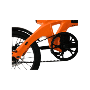 Revolt Bikes Carbon Fiber Pro V3 E-Bike, Pale Orange, Mid Motor, Belt Drive