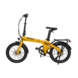 Revolt Aluminium Alloy Pro Folding E-Bike Yellow Ochre
