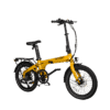 Revolt Aluminium Alloy Pro Folding E-Bike Yellow Ochre