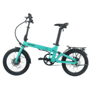Revolt Bikes Carbon Fiber E-Bike, Mint Green, Belt Drive, Rear Suspension, Nexus 3 Gears