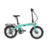 Revolt Bikes Carbon Fiber Pro V1 Folding E-Bike, Mint Green, Chain Drive