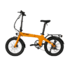 Revolt Bikes Carbon Fiber Pro V1 Folding E-Bike, Pale Orange, Chain Drive