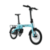 Revolt Bikes Carbon Fiber Pro V3 Folding E-Bike, Azure Blue, Mid Motor, Belt Drive Best Electric Bikes Netherlands