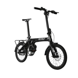 Revolt Bikes Carbon Fiber Pro V3 Folding E-Bike, Black, Mid Motor, Belt Drive