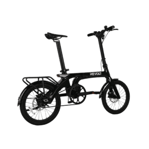 Revolt Bikes Carbon Fiber Pro V3 Folding E-Bike, Black, Mid Motor, Belt Drive Electric Bikes in Netherlands