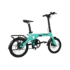 Revolt Bikes Carbon Fiber Pro V3 Folding E-Bike, Mint Green, Mid Motor, Belt Drive