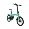 Revolt Bikes Carbon Fiber Pro V3 Folding E-Bike, Mint Green, Mid Motor, Belt Drive