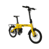 Revolt Bikes Carbon Fiber Pro V3 Folding E-Bike, Yellow, Mid Motor, Belt Drive