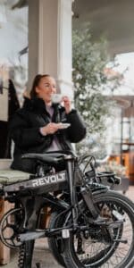 Revolt Carbon Fiber Folding E-Bike Female Folded