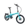 Revolt Bikes Carbon Fiber E-Bike, Azure Blue, Chain Drive, Rear Suspension