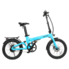 Revolt Bikes Carbon Fiber E-Bike, Azure Blue, Belt Drive, Rear Suspension