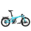 Revolt Bikes Carbon Fiber E-Bike, Azure Blue, Belt Drive, Rear Suspension
