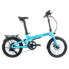 Revolt Bikes Carbon Fiber E-Bike, Azure Blue, Chain Drive, Rear Suspension