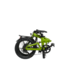 Revolt Bikes Carbon Fiber E-Bike, Olive Green, Chain Drive, Rear Suspension, Folded