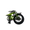 Revolt Bikes Carbon Fiber E-Bike, Olive Green, Belt Drive, Rear Suspension, Folded
