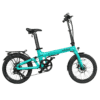Revolt Bikes Carbon Fiber E-Bike, Mint Green, Chain Drive, Rear Suspension