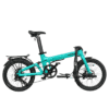 Revolt Bikes Carbon Fiber E-Bike, Mint Green, Chain Drive, Rear Suspension