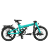 Revolt Bikes Carbon Fiber E-Bike, Mint Green, Chain Drive, Rear Suspension