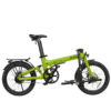 Revolt Bikes Carbon Fiber E-Bike, Olive Green, Belt Drive, Rear Suspension