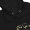 Unfolding Adventures Eco Hoodie Black Detail – By Revolt Bikes