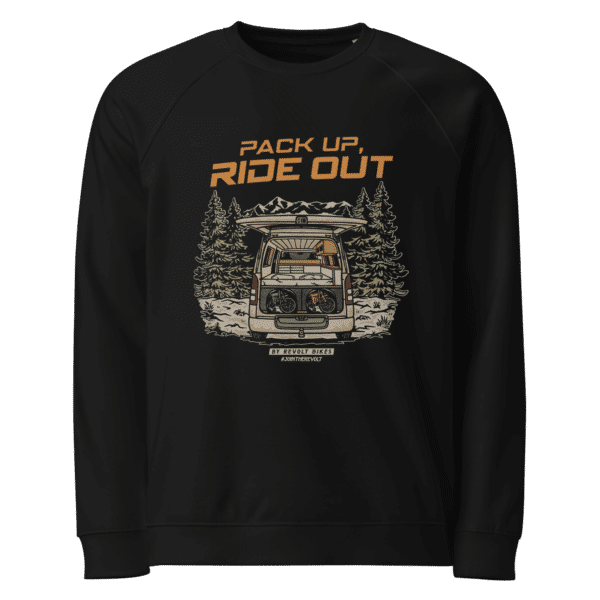 Pack Up, Ride Out Sweater Black – By Revolt Bikes
