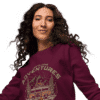 Unfolding Adventures Eco Sweater Bordeaux Female – By Revolt Bikes
