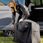 Revolt Folding E-Bike, Trolley Bag, Female