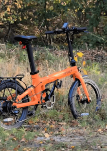 Revolt Carbon Fiber Pro V2 Chain Drive E-Bike, Rear Suspension, Pale Orange
