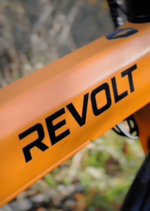 Revolt Carbon Fiber Pro V2 Chain Drive E-Bike, Bike Frame, Pale Orange