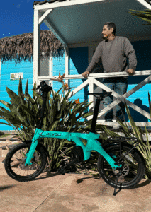 Revolt Carbon Fiber Pro V3, Mid Motor, Belt Drive E-Bike, Mint Green, Male