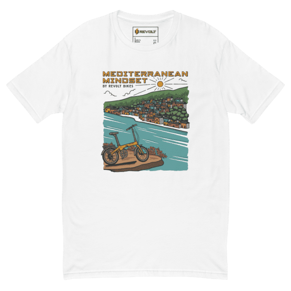 Mediterranean Mindset T-Shirt White – By Revolt Bikes