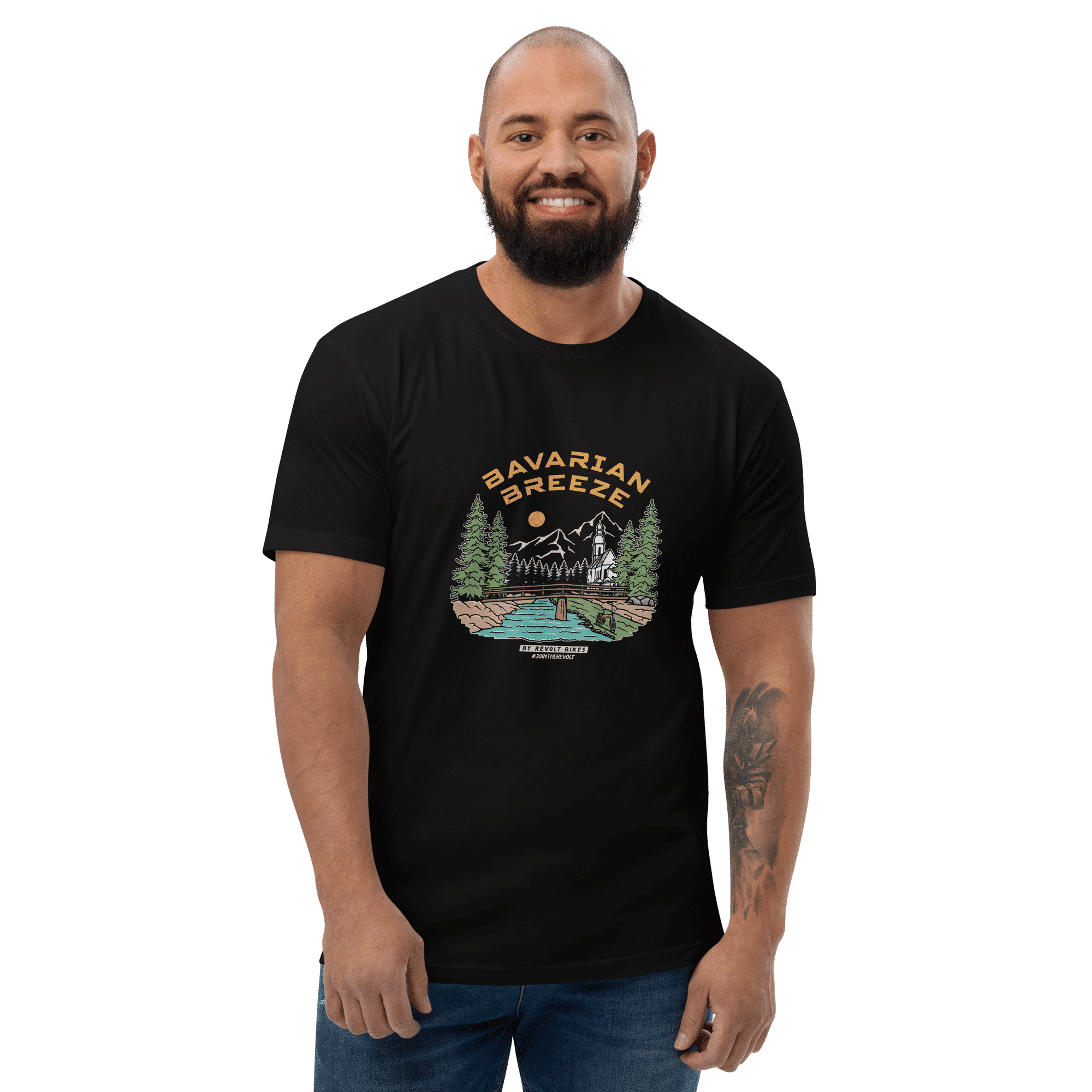 Bavarian Breeze T-Shirt Black Male – By Revolt Bikes