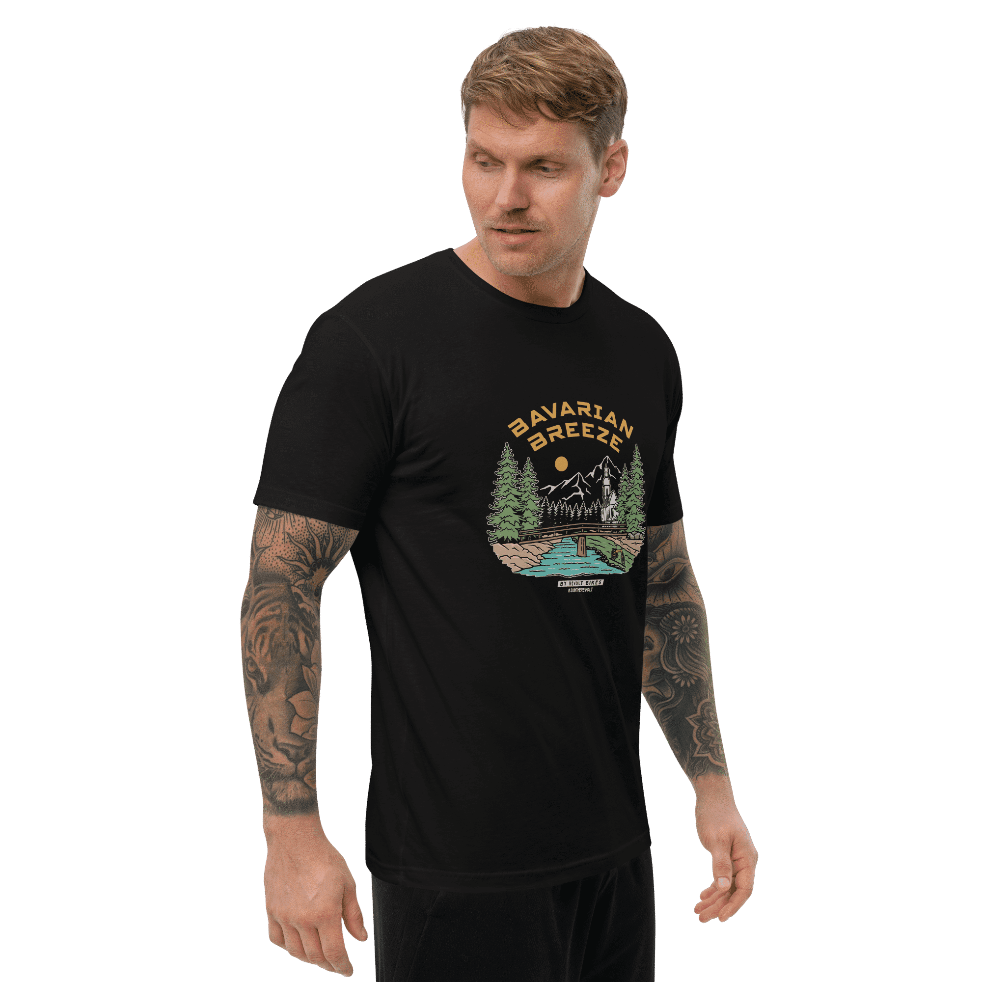 Bavarian Breeze T-Shirt Black Male – By Revolt Bikes